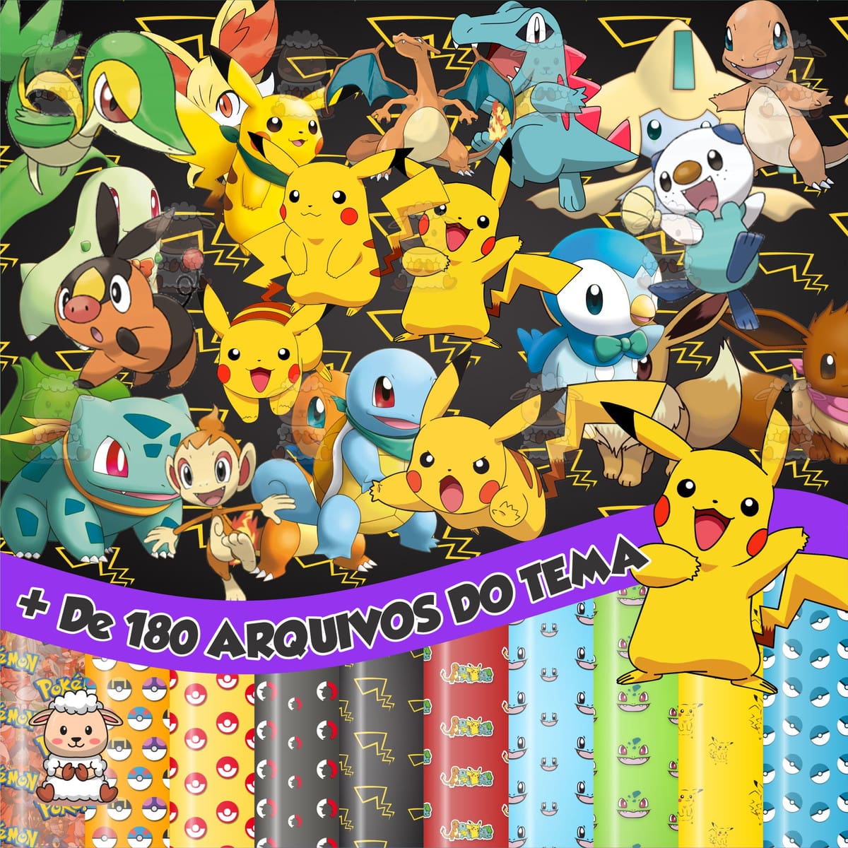 Pikachu Pokémon PNG - Imagem com Ótima Resolução